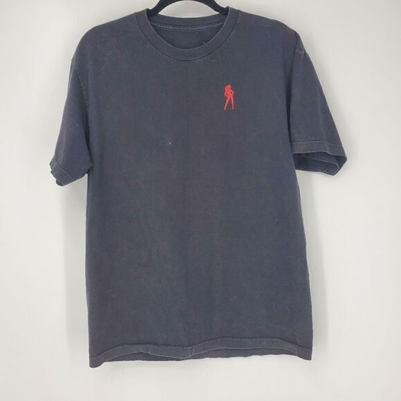 Dirty Tequila Black & Red Graphic T- Shirt XL - Picture 1 of 6